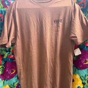 Veece Men's Brown Short Sleeve Tee